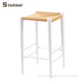 Tabouret de bar en bois Top de style